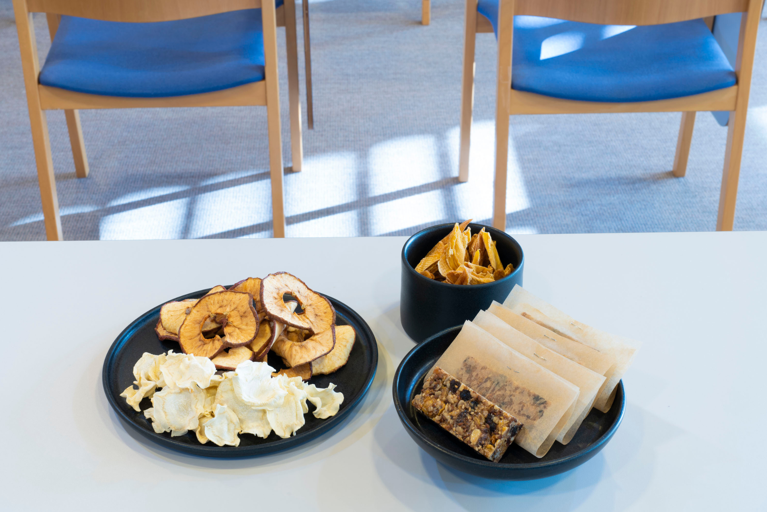 Catering für Ihr Seminar Chrischona Berg - Kaffeepause mit gesunden Snacks