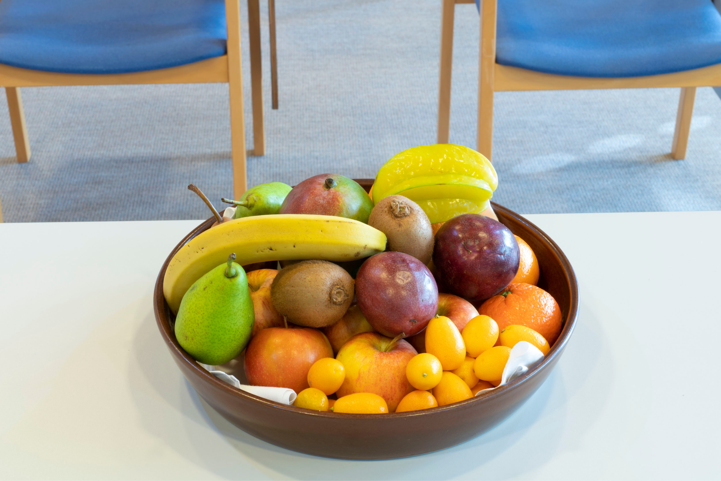 Catering für Ihr Seminar Chrischona Berg - Kaffeepause mit Obst